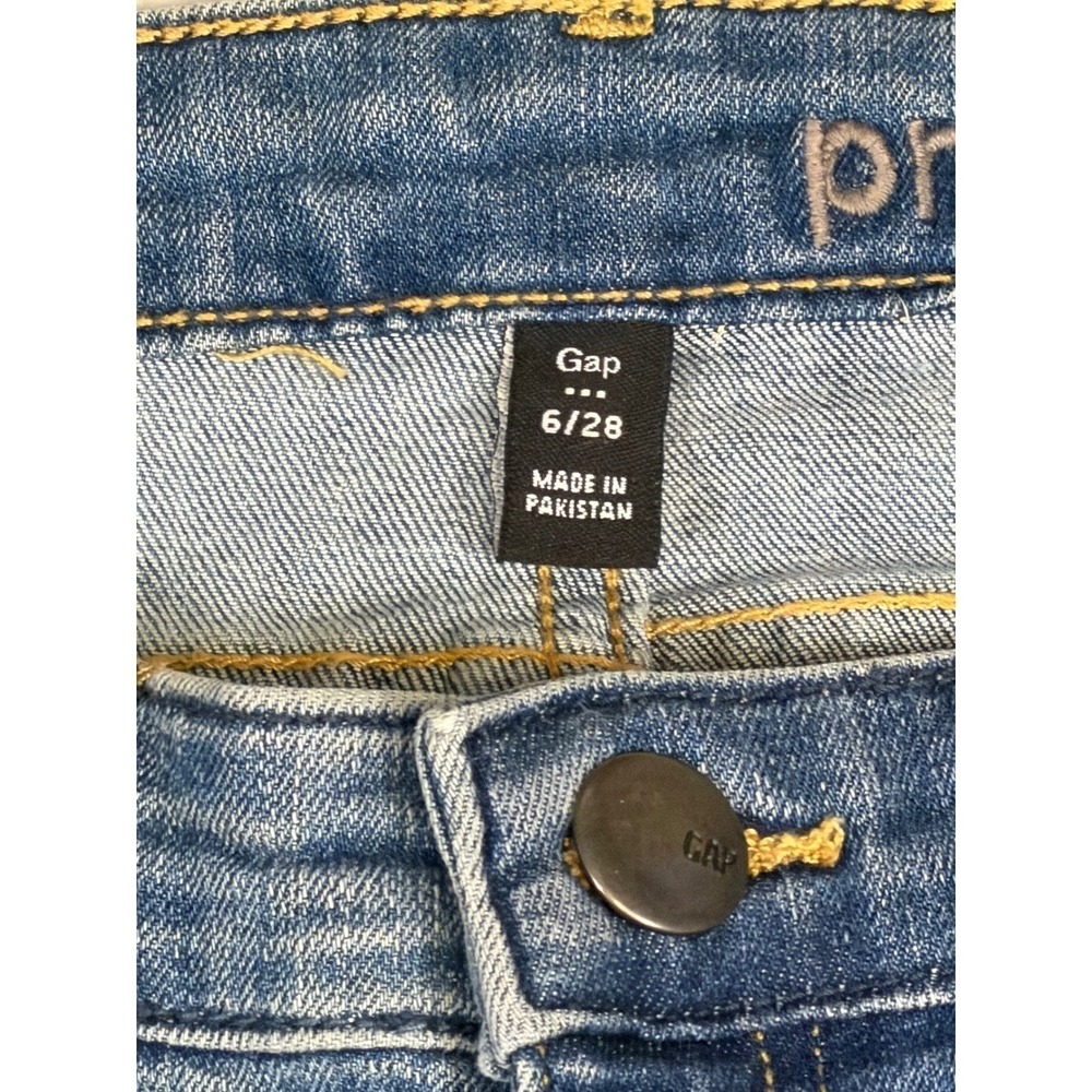Gap Super Skinny Womens Jeans Medium Indigo Stretch Denim 6/28 - Picture 7 of 12